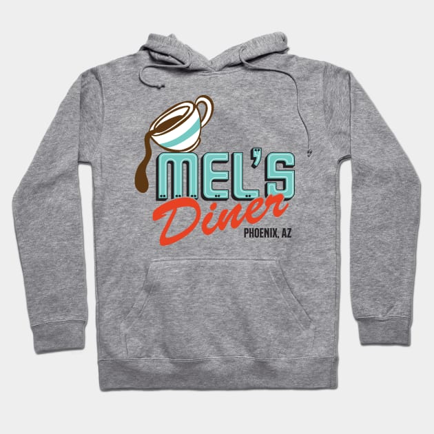 Mel's Diner Hoodie by MindsparkCreative